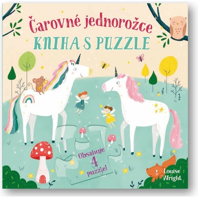 Čarovné jednorožce Kniha s puzzle