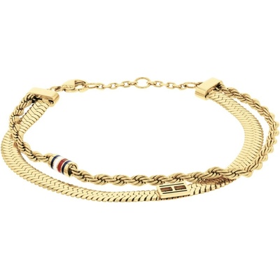 Tommy Hilfiger Dvojitý pozlátený náramok Layered 2780982