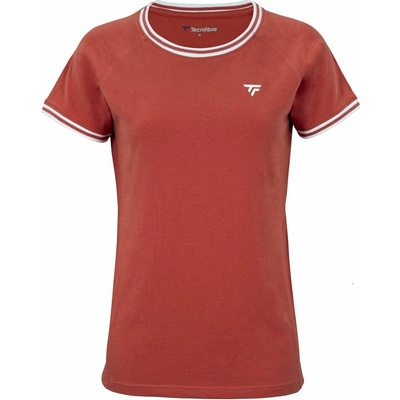 Tecnifibre Dámske tričká Team Stretch terracotta Červený