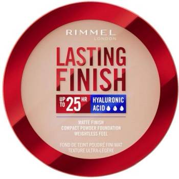 Rimmel London Lasting Finish 25H Compact Powder Foundation SPF20 дълготраен матиращ прахообразен фон дьо тен 7 g нюанс 004 Rose Ivory