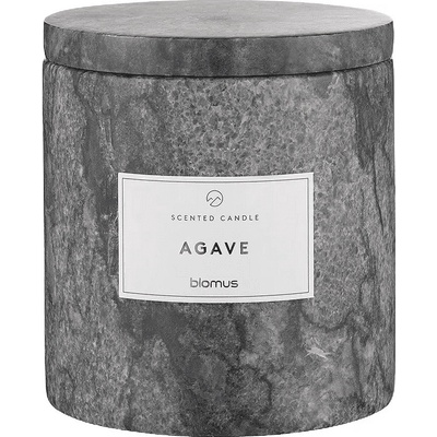 Blomus (Германия) Ароматна свещ BLOMUS FRABLI с аромат Agave - Ø10 х h11 см - цвят графит (BLOMUS 65456)