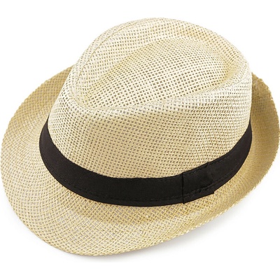 Dětský letní klobouk / slamák 25 přírodní