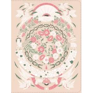 Jesus Bible Artist Edition, ESV, Leathersoft, Peach Floral | Passion, Zondervan (ISBN: 9780310460183)