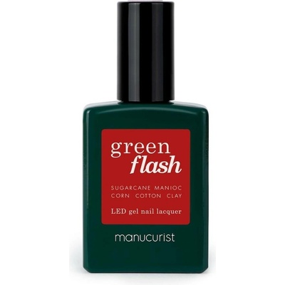 manucurist - green flash LED gel Laky na nehty 15 ml Vínová unisex