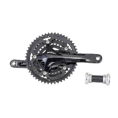 КУРБЕЛ , fc-3503, sora triple, 175mm hollowtech 2 style with solid crank, 50x39x30t, w/bb w/o cg, bulk (cr580)