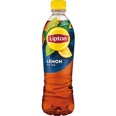 Lipton Čierny ľadový čaj citrón 12 x 0,5 l