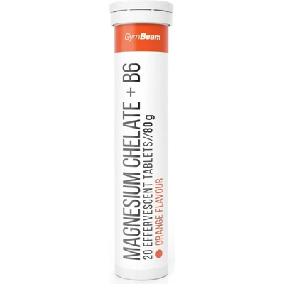GymBeam Magnesium chelate + B6 mango 20 tabliet