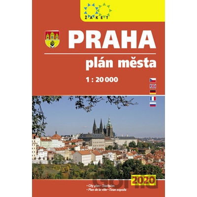 Praha - knižní plán města 2020 - Žaket