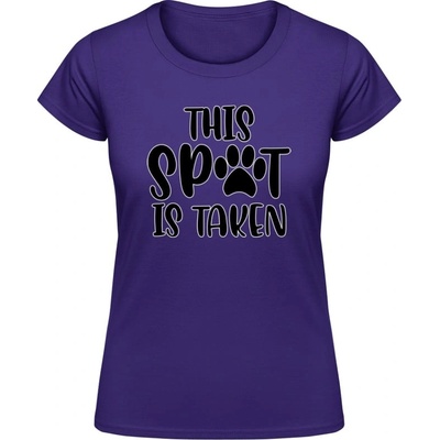 Dámske Tričko Gildan s Nápisom This SPOT is Take Purple