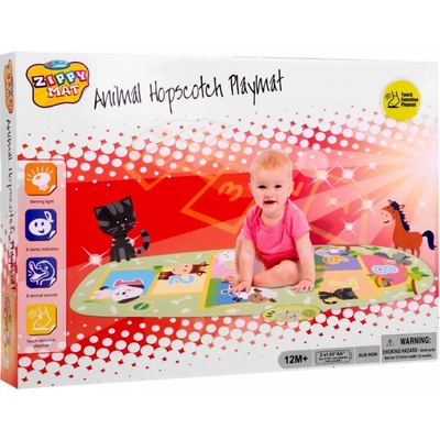 Mamido Dotykový panel pre deti skákacia hra zelená