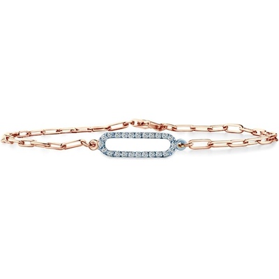 SAVICKI Гривна Savicki: двуцветно злато 585, диаманти