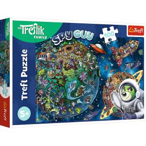 Trefl - Puzzle Trefliks in Space - 100 piese