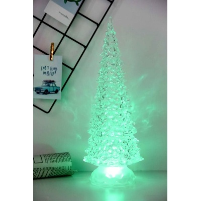 MagicHome Dekorace Vánoce Stromeček LED měnící barvy PE 3xAAA interiér 10,50x30 c