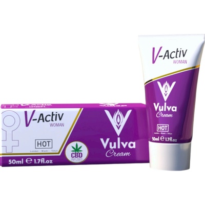 Hot V-Active stimulačný intímny krém pre ženy 50 ml