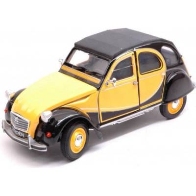 Welly Citroen 2CV 6 Charleston yellow černá 1:24