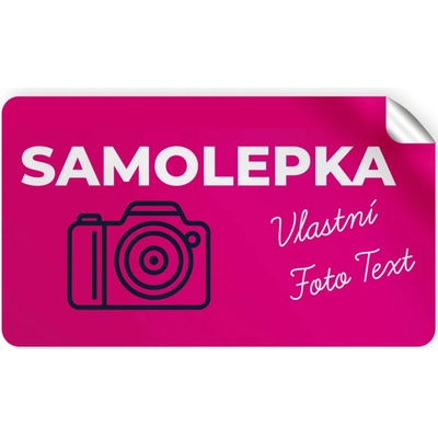 Sablio Sada samolepek s vlastním potiskem - 5x3 cm - 10 ks
