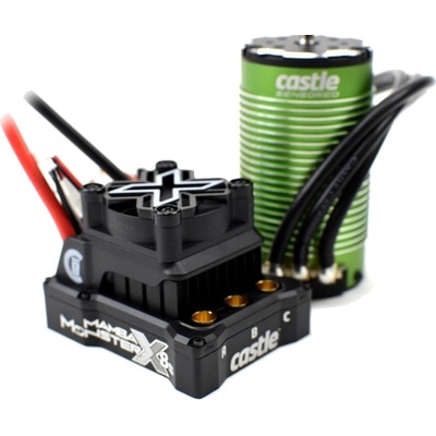 Castle motor 1717 1260ot/V senzored reg. Mamba Monster X 8S