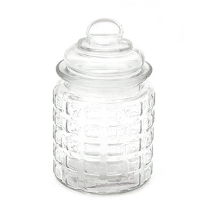Jin bo yang HORECANO-Стъклен буркан за десерти с капак 270ml (HC-981411) G0014 (181150) (01981411)