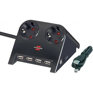 brennenstuhl 2 Plug + 4 USB 1,8 m (1153500122)