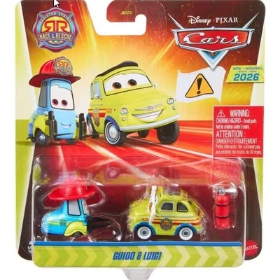 Mattel Disney Cars 2026 Race and Resque Guido a Luigi
