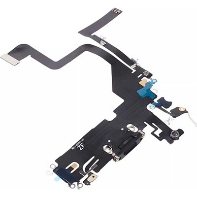 iPhone 14 Pro nabíjecí konektor dock flex mikrofon (černý)