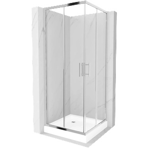 Mexen Rio 80x80 cm + tray square