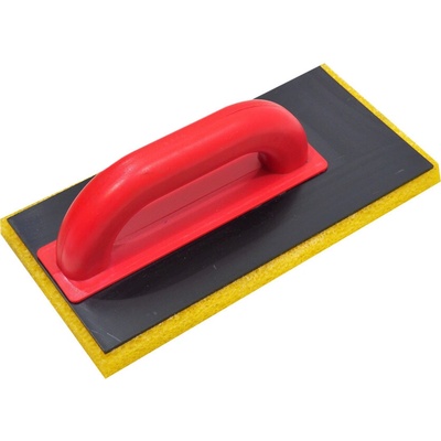 TOPTRADE hladítko ABS, posunuté, molitan hrubý, 280 x 140 x 20 mm