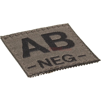 Nášivka Claw Gear Bloodgroup AB NEG - olivová