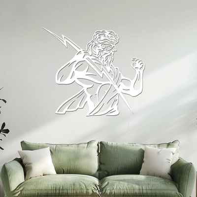 dřevo života Dřevěná dekorace ZEUS Rozměry (cm): 80x70, Zvolte barvu dekoru: Bílá
