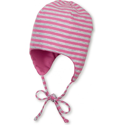 Sterntaler čepička baby bavlněný jersey oboustranná UV 50+ růžová