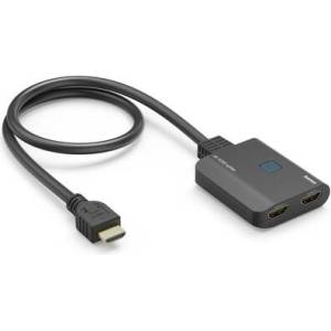 Hama Сплитер 4K HDMI мъжко - 2 x HDMI женско, черен (HAMA-205284)