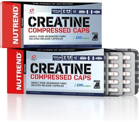 NUTREND Creatine Compressed 120 kapsúl