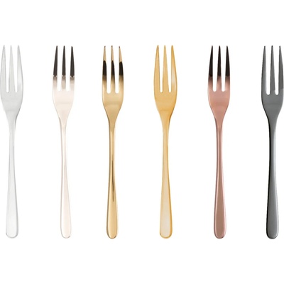 Sambonet Sada 6 nerezových dezertních vidliček Taste – multicolor 52553XA5