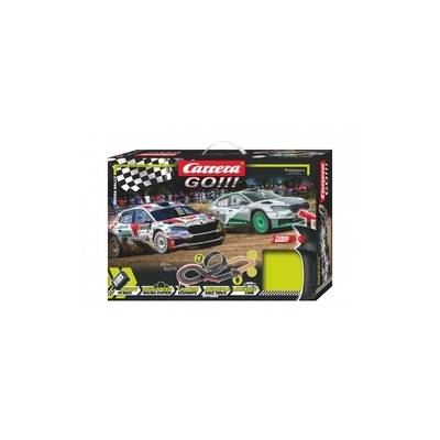 Autodráha Carrera GO!!! 62584 Škoda Rally 4,9m + 2 auta v krabici 58x40x10cm