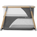 KinderKraft Бебешка кошара KinderKraft Sofi - Сгъваема, с люлка, сива (KKLSOFIGRY0000) - baby