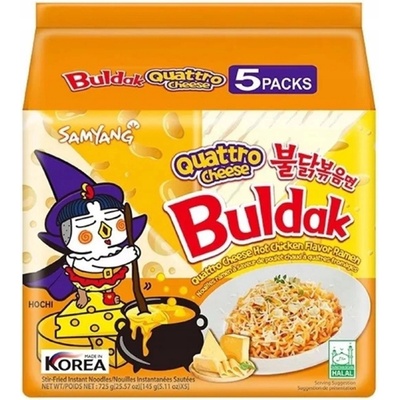 Samyang Instantní polévka Buldak Quattro Cheese kuřecí 145 g