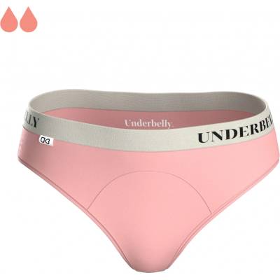 Underbelly menstruační kalhotky UNIVERS růžová bílá z polyamidu Pro slabší dny menstruace