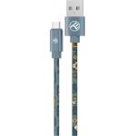 Tellur Кабел Tellur Graffiti (TLL155671), от USB-A(м) към USB-C(м), 1m, син (TLL155671)