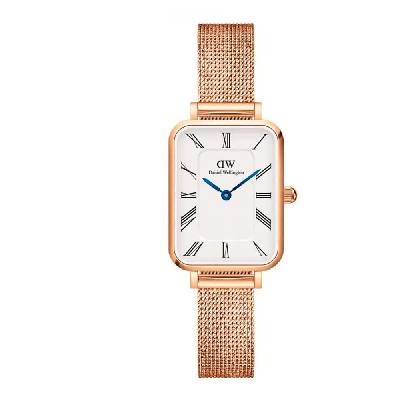 Часовник Daniel wellington Quadro Roman woman watch - Golden (Rose Gold)