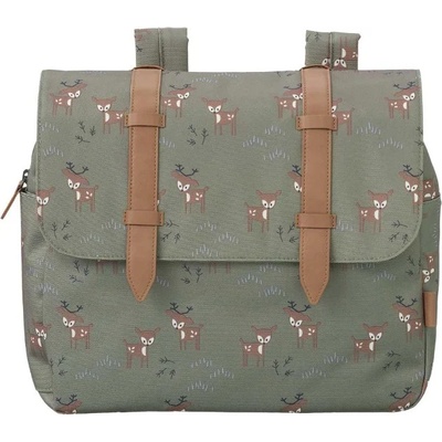 Fresk: Раница с кожени елементи Deer Olive 33 x 24 x 9 см (FR-FB990-81)