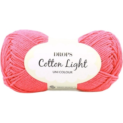 Drops Cotton Light 45 růžový plameňák