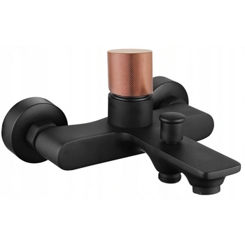 Mexen Royo One батерия за вана, черна/розово златна - 72230-76 (72230-76)