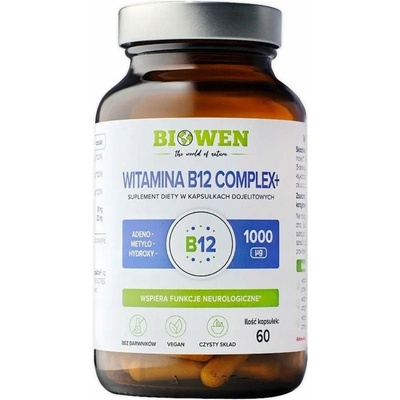 Biowen Vitamin B12 Complex+ 60 kapsúl