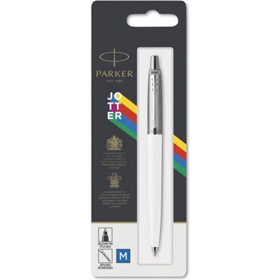 Parker Royal 2096874 Jotter Original BL сребърен клипс бяла химикалка 7010595007 (7010595007)