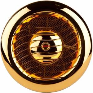 MMotors Вентилатор за баня MMotors MM, позлатен с 24-каратово злато и мощност на изпускане 19W (5946)