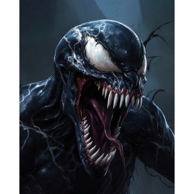 ZUTY Obrazy na stenu - Komiksová postava - Venom Rámovanie: vypnuté plátno na rám, Rozmer: 40x50 cm