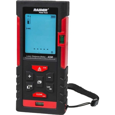 Raider Ролетка лазерна, RAIDER RD-LDM01, 2x1.5V, 40 м (260802)