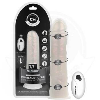 Image 1 of Вибриращо дилдо, реалистично и светещо, 19, 5см. - Cock Miller Vibrator (D-243375)