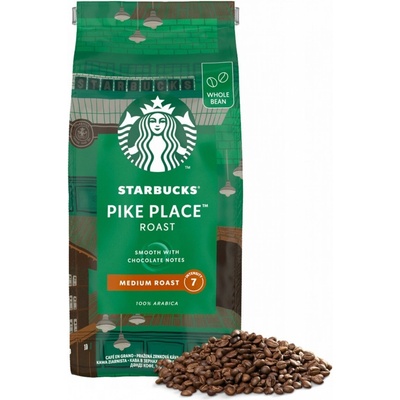 STARBUCKS MEDIUM PIKE PLACE ROAST zrnková 450 G