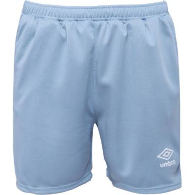 Umbro Dětské sportovní trenýrky TRAINING KNIT SHORT JNR Světle modrá Bílá